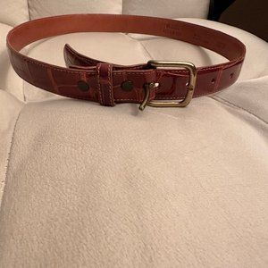 Vintage - Polo Ralph Lauren Genuine Alligator Belt size 30